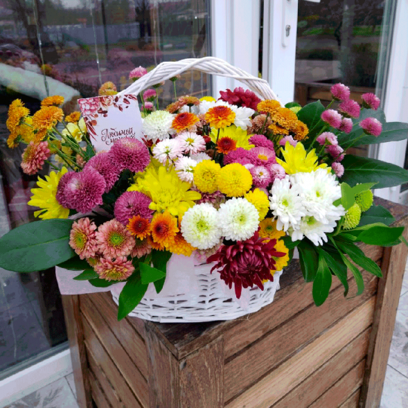 Композиция в корзине &quot;Чудесное мгновение&quot; в Джанкое