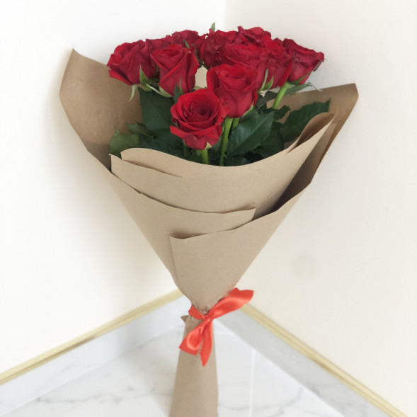 Букет 11 красных роз в Джанкое
