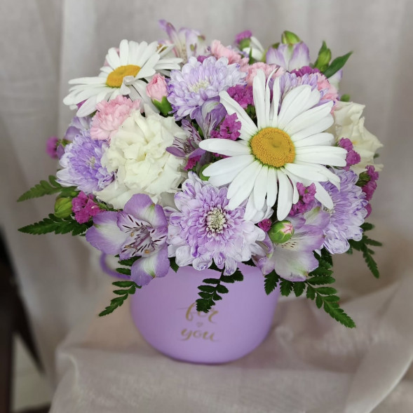 Композиция в коробке «Прекрасный день» в Джанкое