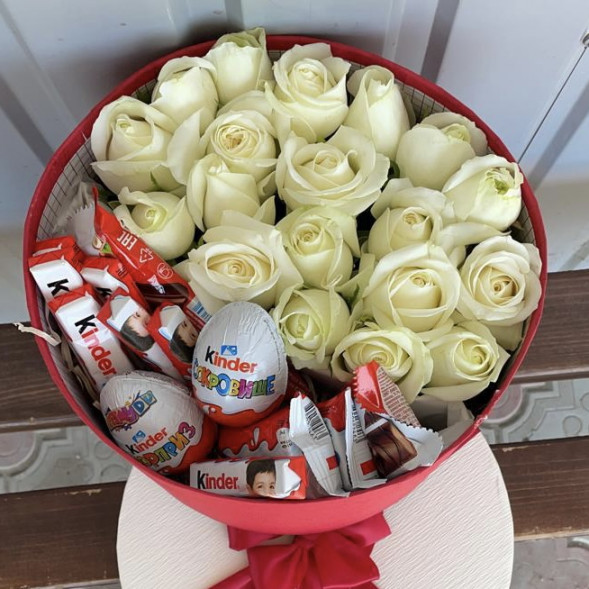 Коробка с киндерами «Сладкий вкус» в Джанкое