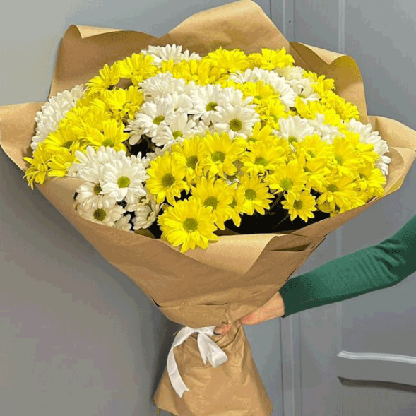 Букет 11 хризантем в Джанкое
