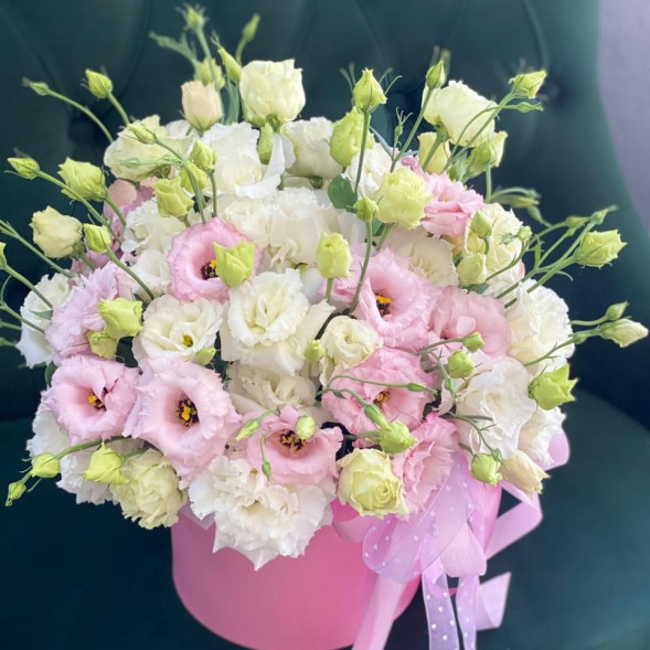 Композиция из эустом Нежное прикосновение в Джанкое